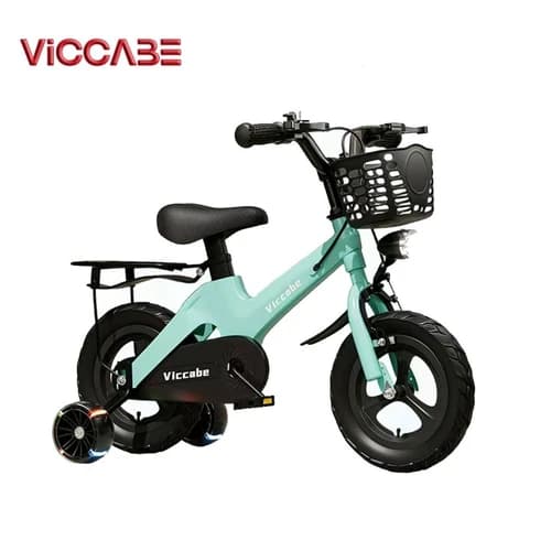 VICCABE 6122 kids’ bicycle, white and teal